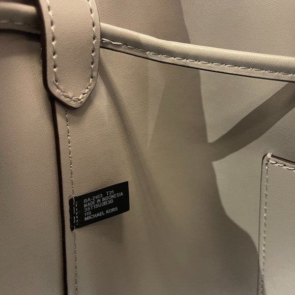 Michael Kors L Graphic Logo Backpack MK White Grey main image 11